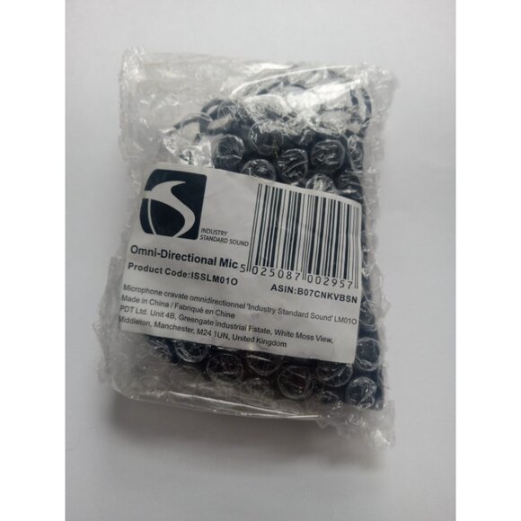 3.5mm Clip-On Lavalier Microphone Lapel Mic w/ 6.5mm Adapter for Phone/PC/ASMR - Picture 3 of 3